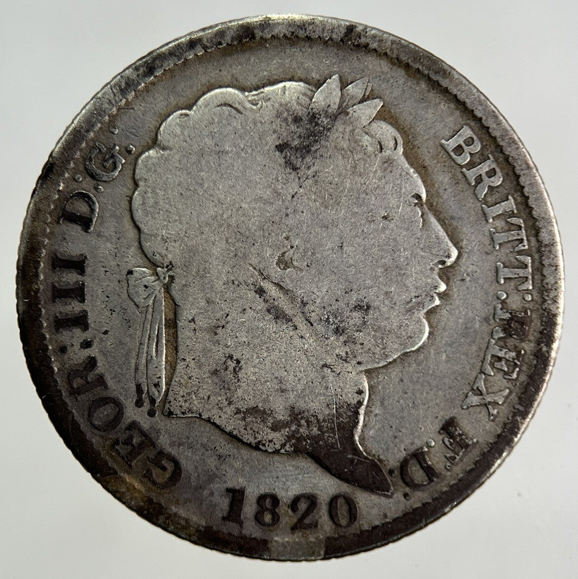 1820 George III 3rd Shilling Silver Coin | Collectable Grade