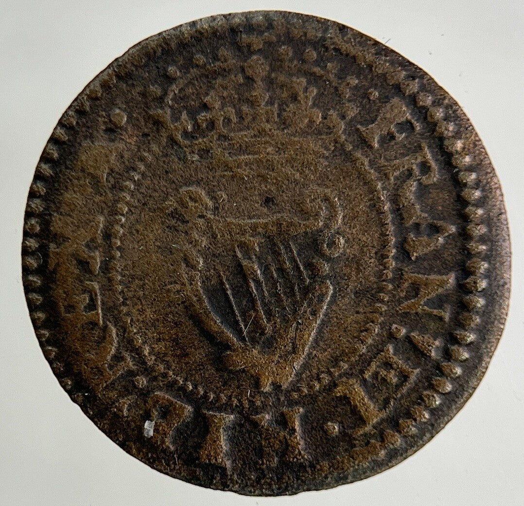 Irish Harp Farthing Coin | Very High Grade