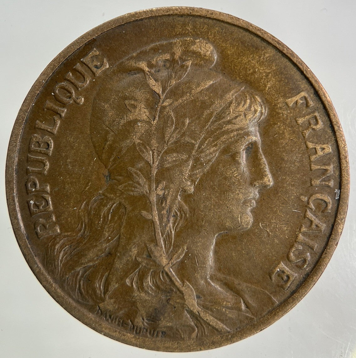 1900 France 10 Centimes Coin | Fine Collectable Grade