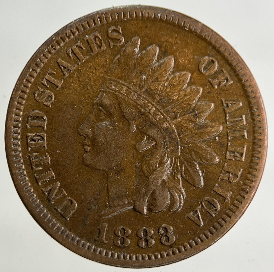 1883 US USA One Cent Coin | Very High Grade