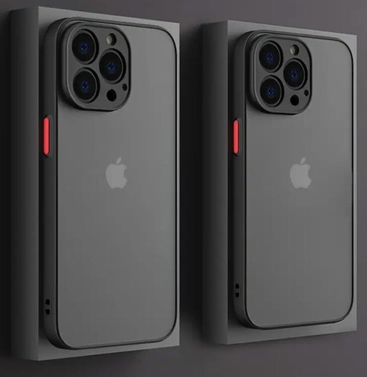 1 x iPhone 16 Pro Max Black & Red TPU Slim Case Protector Premium UK Stock