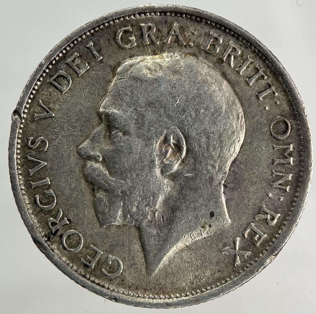 1917 George V Shilling Silver Coin | Very High Grade