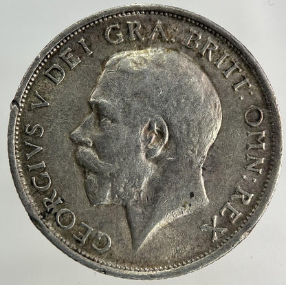 1917 George V Shilling Silver Coin | Very High Grade