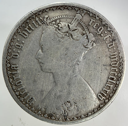 British Victoria Gothic Florin Silver Coin | Collectable Grade