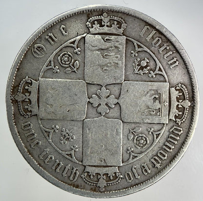 British Victoria Gothic Florin Silver Coin | Collectable Grade