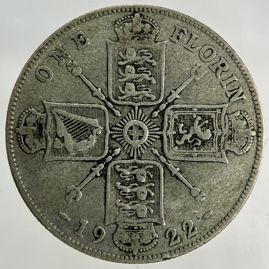 1922 George V Florin Silver Coin | Fine Collectable Grade