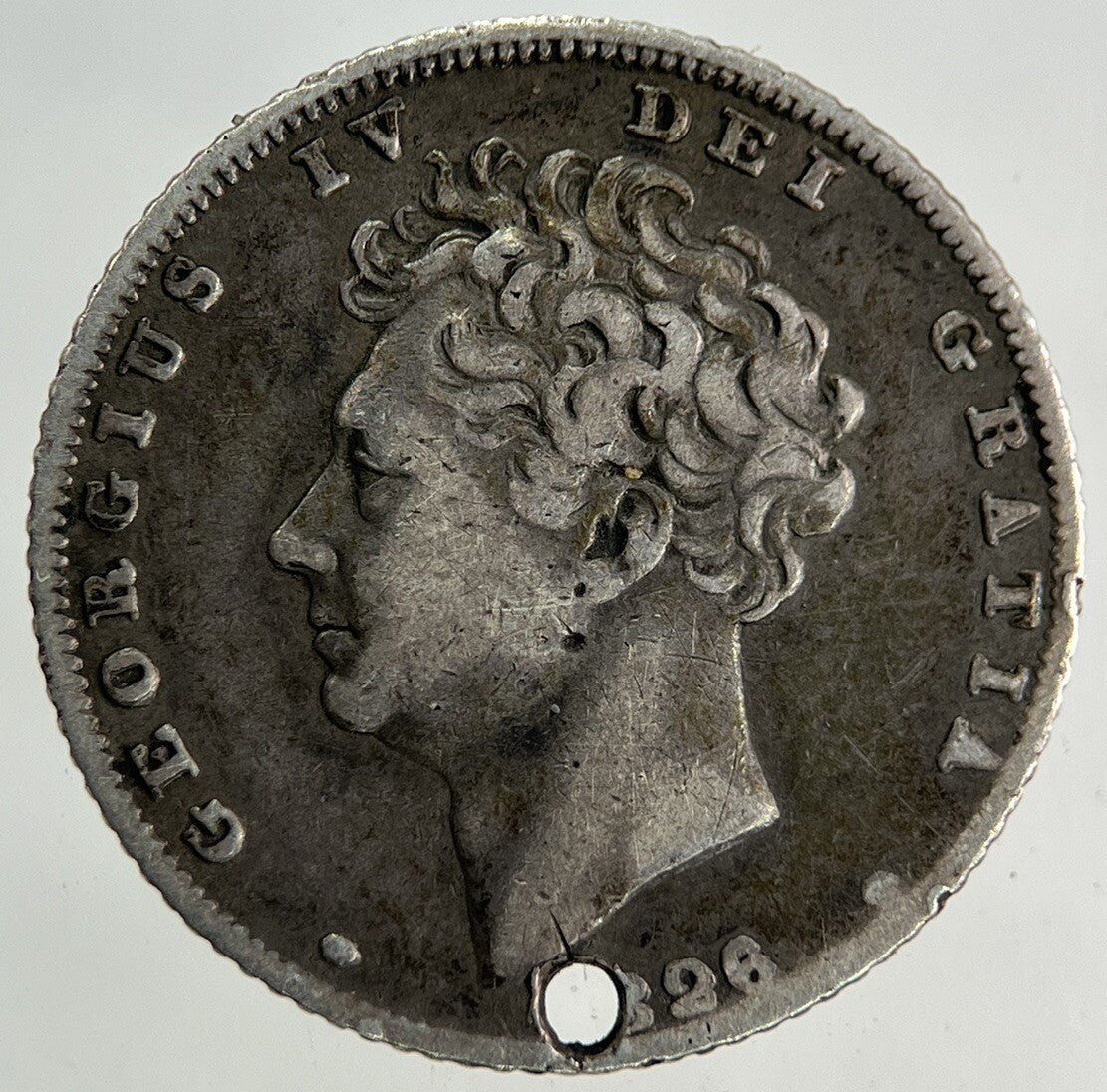 1826 George IV Sixpence Silver Coin | Fine Collectable Grade