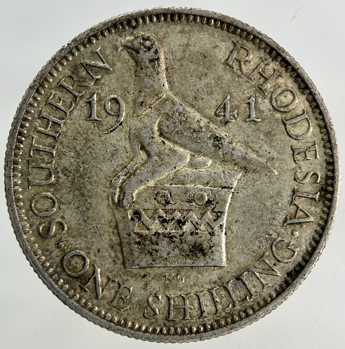 1941 Africa Rhodesia One Shilling Silver Coin | Very High Grade