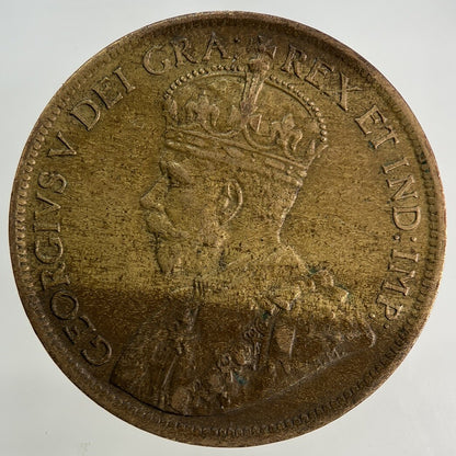 1919 Canada One Cent Coin | Fine Collectable Grade
