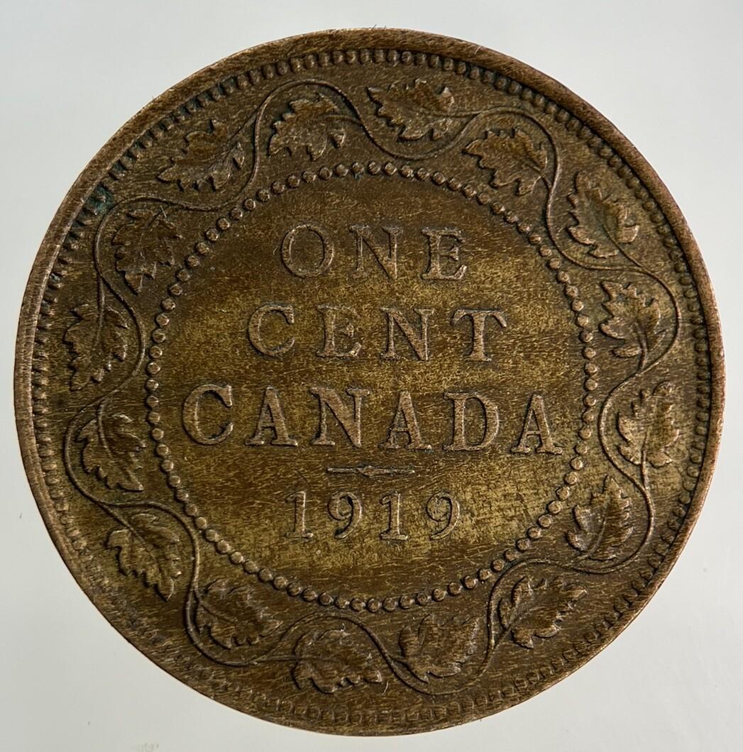 1919 Canada One Cent Coin | Fine Collectable Grade