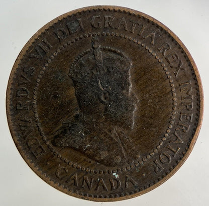 1906 Canada One Cent Coin | Fine Collectable Grade