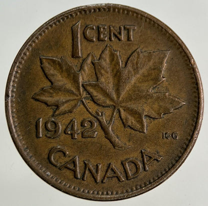 1942 Canada One Cent Coin | Fine Collectable Grade