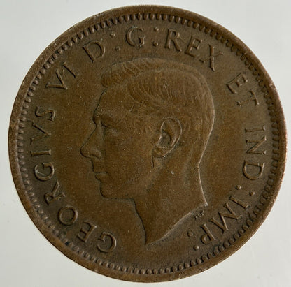 1940 Canada One Cent Coin | Fine Collectable Grade