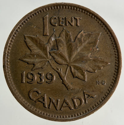 1939 Canada One Cent Coin | Fine Collectable Grade
