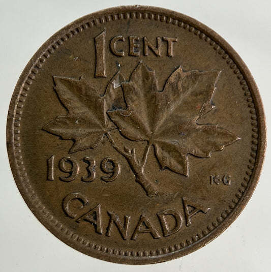 1939 Canada One Cent Coin | Fine Collectable Grade