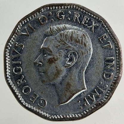 1944 Canada 5 Cents Coin | Fine Collectable Grade