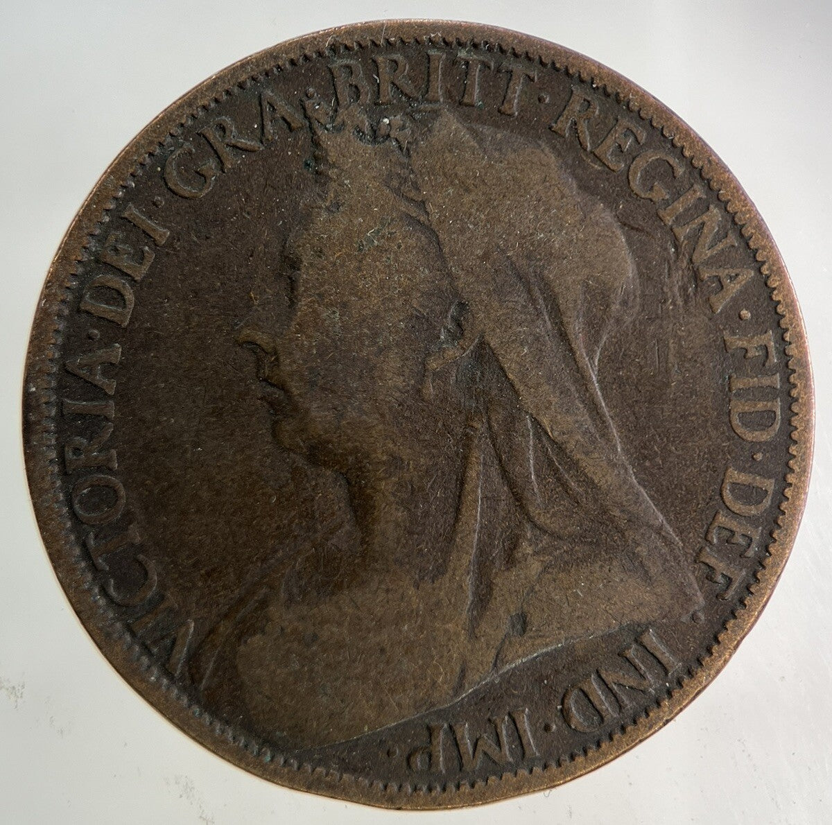 1900 Victoria One Penny Coin | Collectable Grade