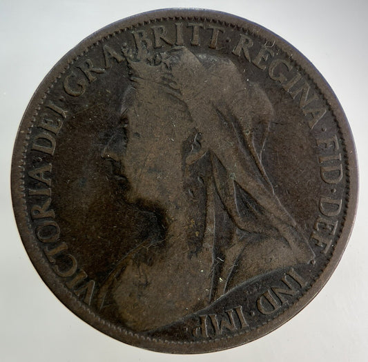 1899 Victoria One Penny Coin | Collectable Grade
