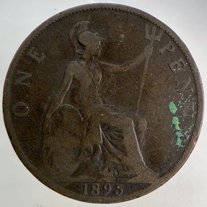 1895 Victoria One Penny Coin | Collectable Grade