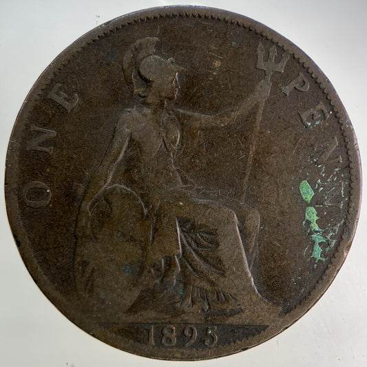 1895 Victoria One Penny Coin | Collectable Grade