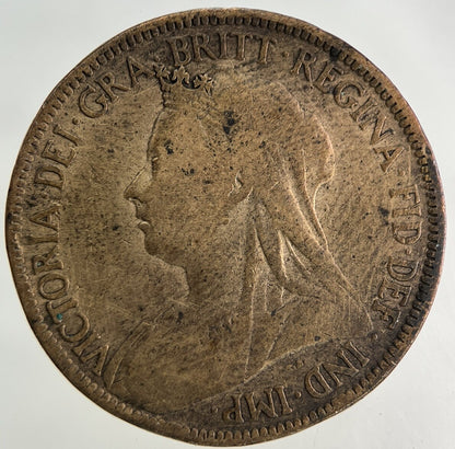 1901 Victoria Half-Penny Coin | Collectable Grade