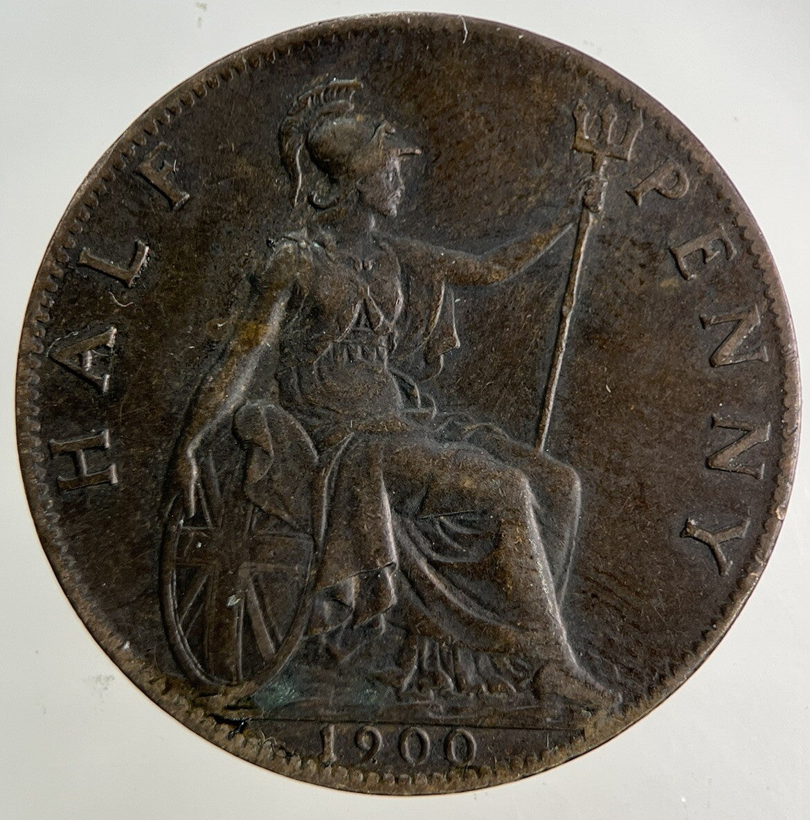 1900 Victoria Half-Penny Coin | Very High Grade