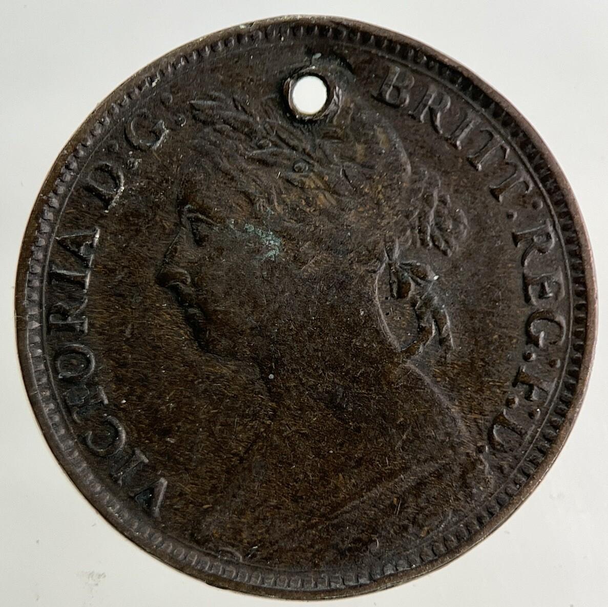 1884 Victoria Farthing Coin | Fine Collectable Grade