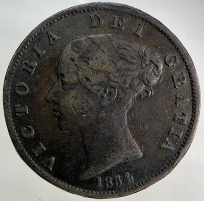 1854 Victoria Half-Penny Coin | Collectable Grade