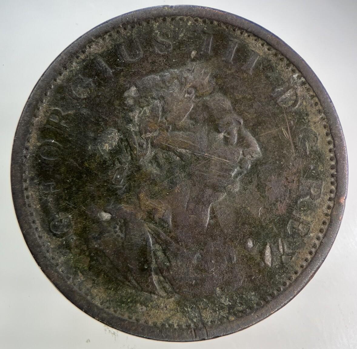 1805 Irish One Penny Coin | Fine Collectable Grade