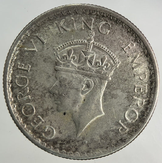 1940 India Half Rupee Silver Coin | Very High Grade
