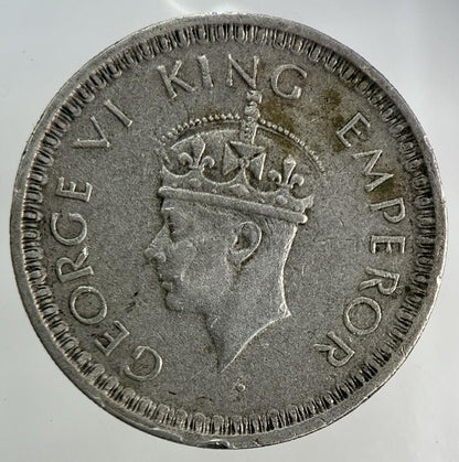1945 India Half Rupee Silver Coin | Fine Collectable Grade
