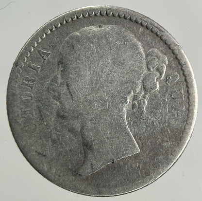 1840 East India Company 1/4 Quarter Rupee Silver Coin | Collectable Grade