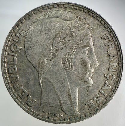 1933 France 20 Francs Silver Coin | Very High Grade