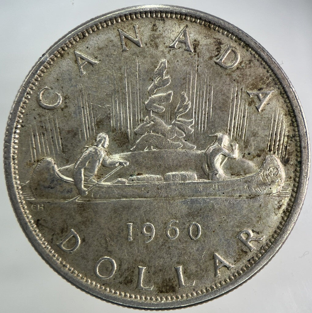 1960 Canada One Dollar Silver Coin | Very High Grade