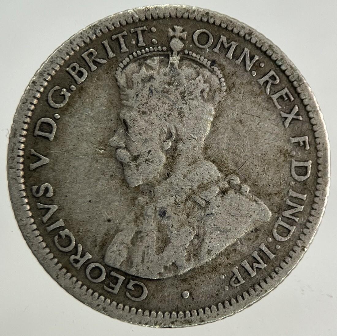 1925 Australia Sixpence Silver Coin | Fine Collectable Grade