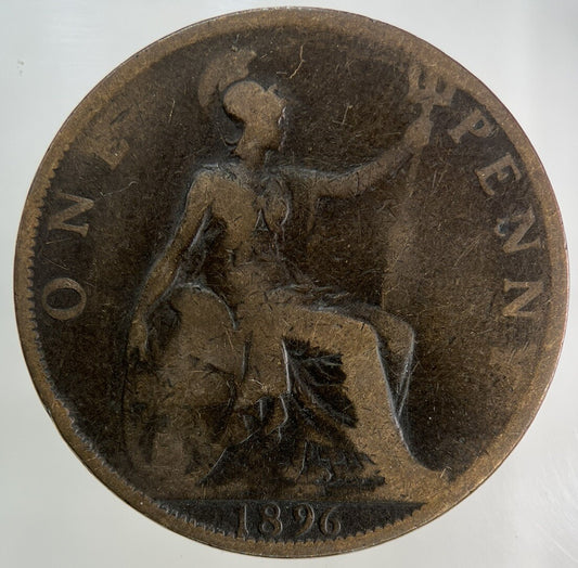 1896 Victoria One Penny Coin | Collectable Grade
