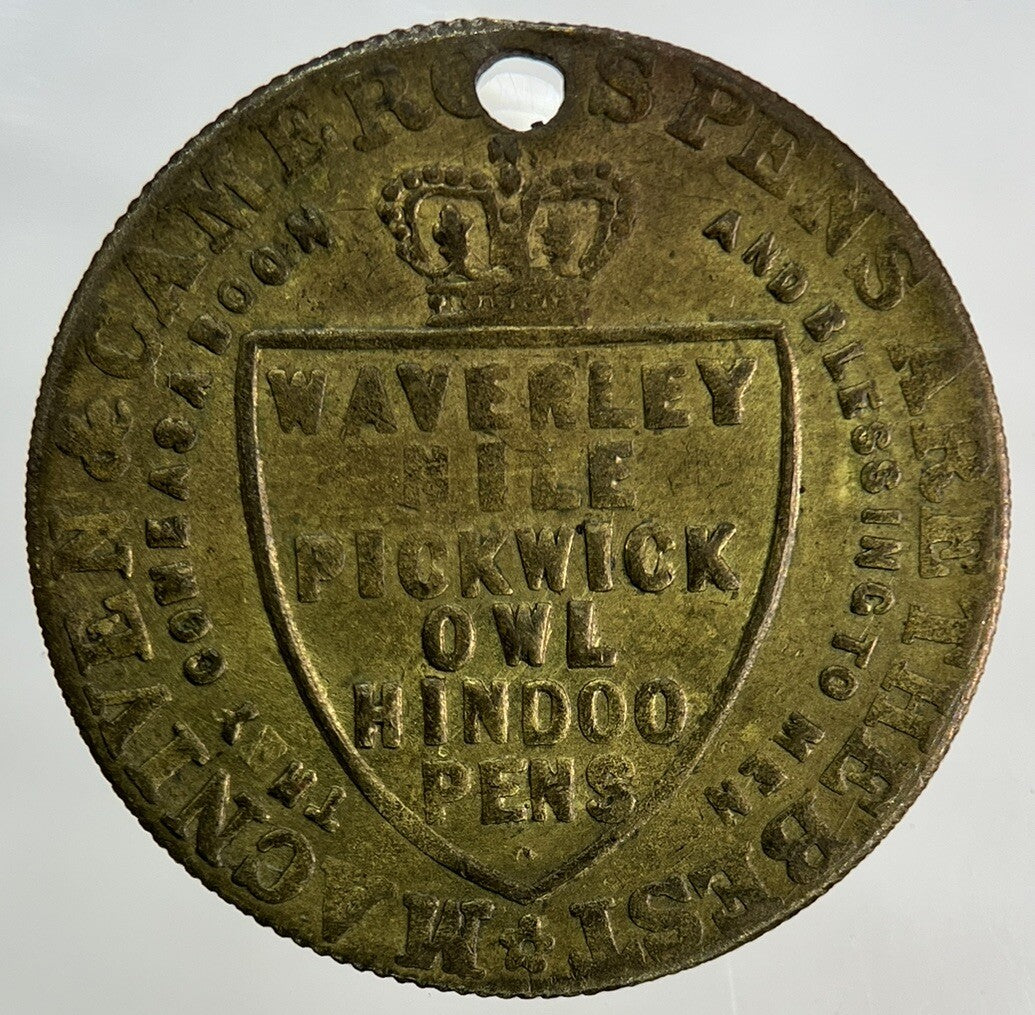British George III 3rd Waverley Nile Pickwick Owl Token Coin | Collectable Grade
