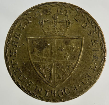 1800 George III 3rd Del Gratia Gaming Token Coin | Very High Grade