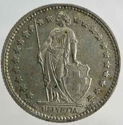 1956 Switzerland Swiss 1 Franc Silver Coin | Very High Grade