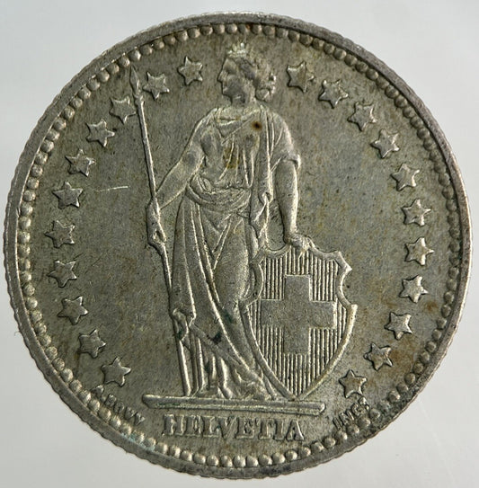 1956 Switzerland Swiss 1 Franc Silver Coin | Very High Grade
