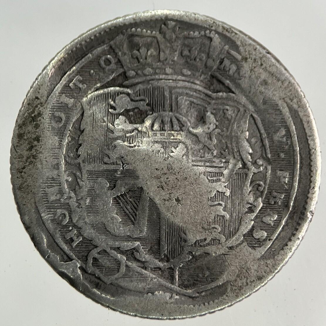 1820 George III 3rd Sixpence Silver Coin | Collectable Grade