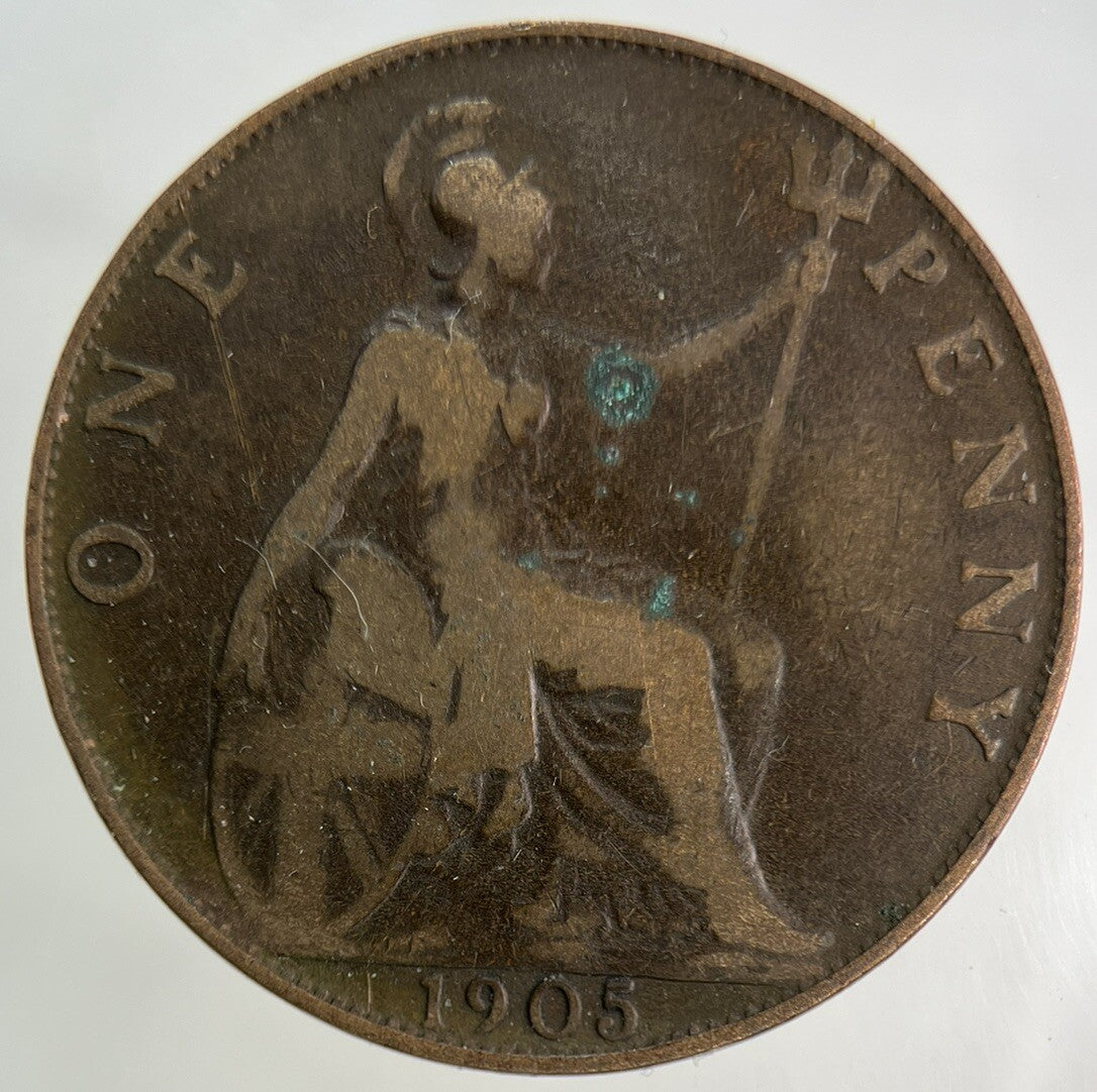 1905 Edward VII One Penny Coin | Collectable Grade
