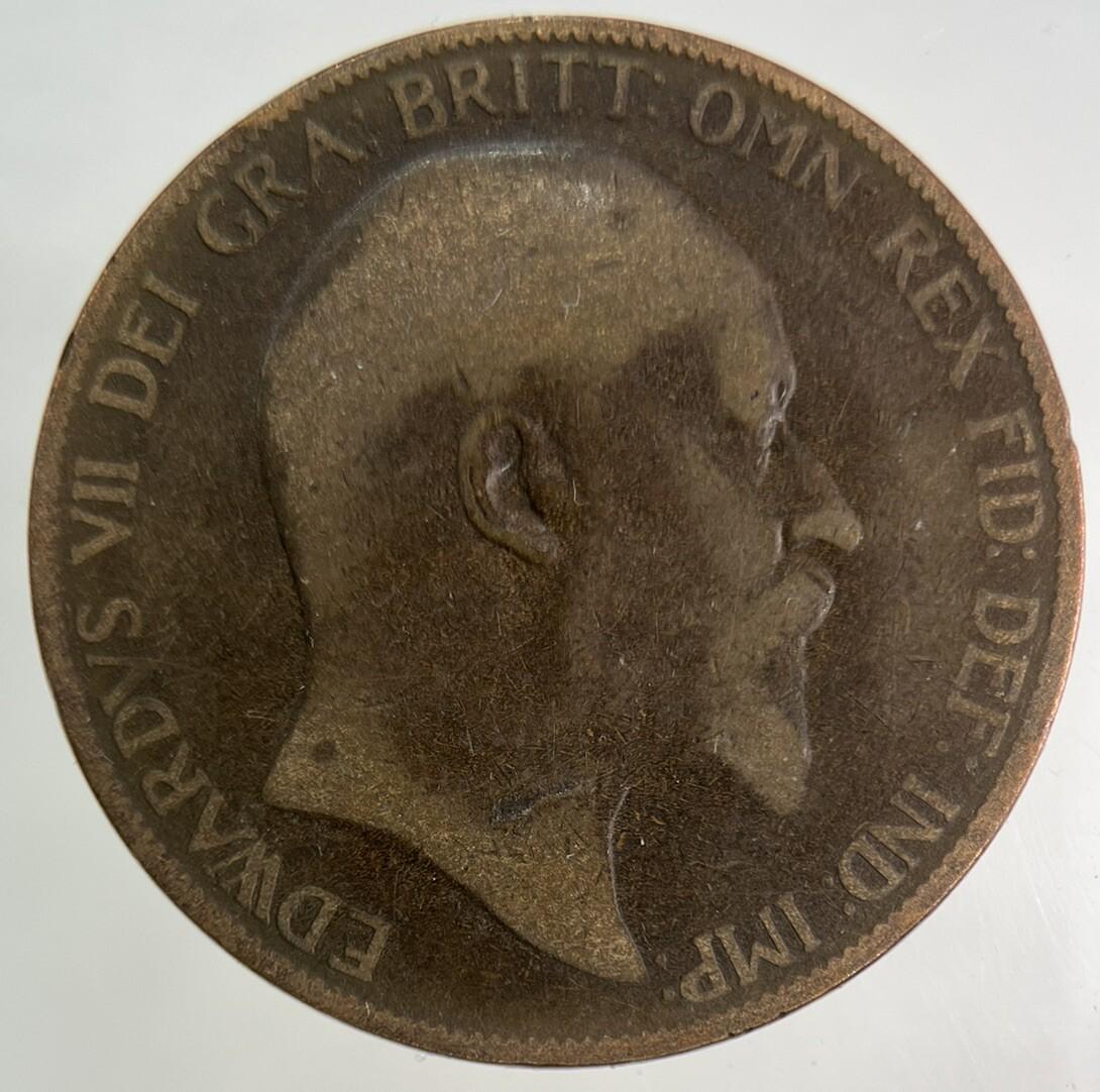 1905 Edward VII One Penny Coin | Collectable Grade