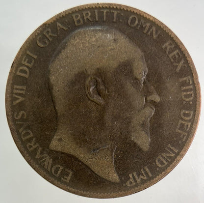 1905 Edward VII One Penny Coin | Collectable Grade