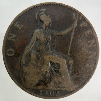 1905 Edward VII One Penny Coin | Collectable Grade