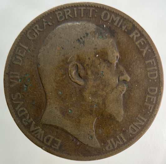 1905 Edward VII One Penny Coin | Collectable Grade