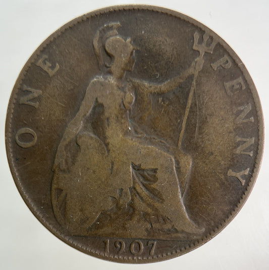 1907 Edward VII One Penny Coin | Collectable Grade