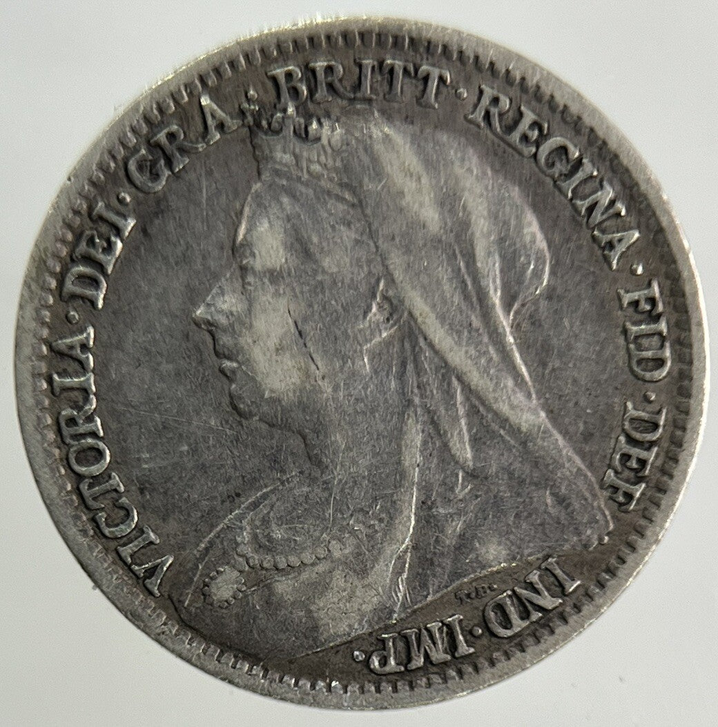 1896 Victoria Threepence Silver Coin | Fine Collectable Grade