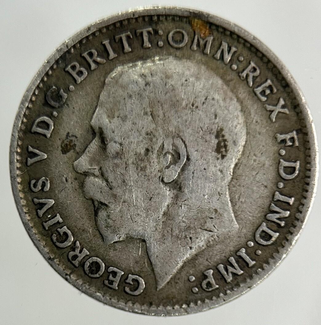 1916 George V Threepence Silver Coin | Fine Collectable Grade