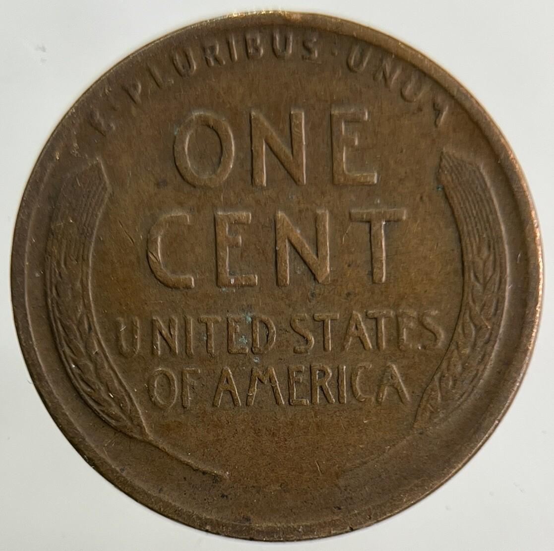 1913 US USA Wheat One Cent Coin | Fine Collectable Grade